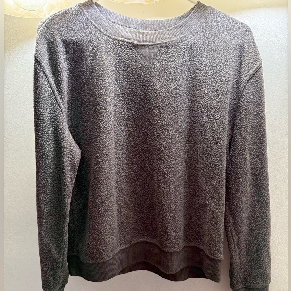 No Boundaries Charcoal Women's Crew Neck Sweater